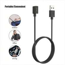 Cable de carga magnético USB compatible con Xiaomi Mi Band 8 / 8Pro / 8 Active / 9 / 9Pro / 9 Active y cable de carga para Redmi Watch 4/5 Active/Lite Smartwatch