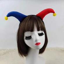 1pc European And American Fashion Cartoon Clown Headband, Unique Funny Party Dancing Performance Hair Hoop, Versatile For Halloween Party Costume Headband - Multicolor - View 14