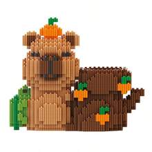 A Set Of 700 Small Particles To Assemble Building Blocks Love Peach Pen Holder Assembly Toy Gift Model Ornaments Birthday Gift Christmas Gift Etc. - Multicolor - View 14