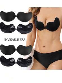 1 件装无肩带塑形文胸，带提升功能，无缝，适合各种场合 - 彩色 - 查看 4