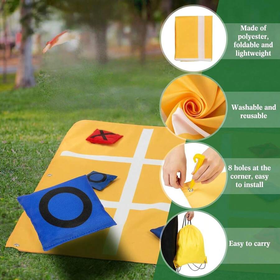 Juego de lanzamiento de pelotas de frijol para la familia al aire libre, para padres e hijos