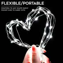 Garden Decoration Lights LED Outdoor Camping Atmosphere Light 105ft 300LED Solar Outdoor Waterproof Light Light Suitable For Outdoor Camping Canopy Tent Decoration Garden Courtyard Party Decoration Light - White Light - View 3