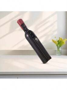 创意礼品红酒开瓶器，不锈钢镀层红酒开瓶器 - 黑色 - 查看 2