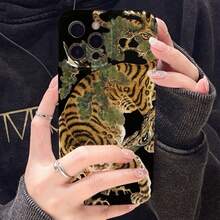 Tiger All-Inclusive Seismic Resistant Film Hard Phone Case For IPhone 11/12/13/14/15/16/PLUS/PRO/PROMAX Gift Protective Cover Gift For Men And Women