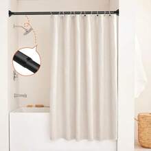 LOMILD 1 件多功能伸缩杆 - 无需钻孔，适用于浴帘、窗帘、门帘、衣柜储物和阳台晾衣场景 - 不锈钢材质，带有易于安装的塑料底座 - 有银色、黑色、白色、灰色可选；可调节张力窗帘杆，多种组合，无需钻孔不锈钢挂衣杆适用于浴室、衣柜、衣柜、浴室配件浴室装饰 - 多色-多尺寸 - 查看 2