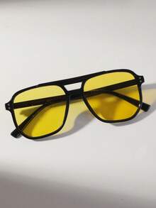 3副女士双梁铆钉时尚眼镜套装，棕色、豹纹、黄色，适合夏季海滩、户外活动和旅行