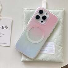 夏季简约清新渐变色双层磁吸手机壳适用于 16 Pro Max/15 Pro Max/14 Pro/13，时尚/艺术/设计感十足的女士手机壳 - 彩色 - 查看 39