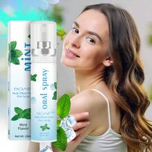 1 pieza Spray refrescante de menta para el aliento, spray oral, rocío suave y fino, cuidado oral, reduce la halitosis, fragancia a menta, aliento fresco, autocuidado, refrescante y sin preocupaciones, limpieza profunda del olor, suave y no irritante, suave y refrescante - Multicolor - Ver 1