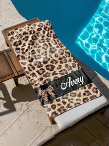 Personalized Kids Hooded Beach Towel For Swimming Pool And Beach - Multicolor - View 6