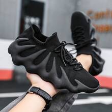Men's Breathable Shoes Mesh Sports Shoes Couple Octopus Running Shoes Women Elegant Women's Shoes Sneakers Men - 450-1 Black - View 8
