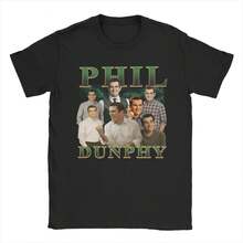 Vintage Phil Dunphy Modern Family Merch Men Women T Shirt 100% Cotton Tee Graphic Printing  T-Shirt Clothes - 黑色 - 查看 1
