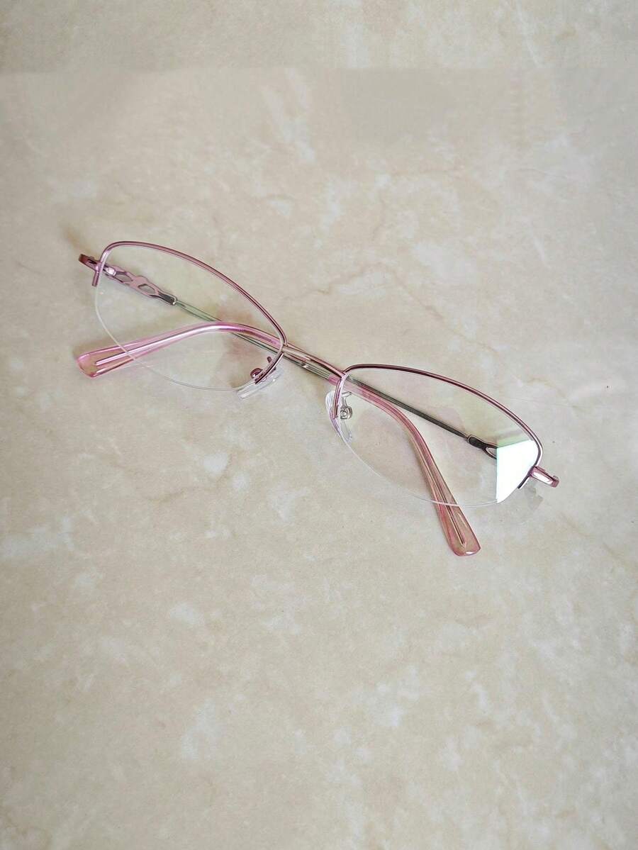 زوج من النظارات الطبية ذات إطار النمط البراويني للرجال والنساء لكافة الاستخدامات اليومية، إكسسوارات نظارات شفافة