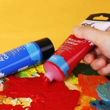 75ML/2.53oz Montmartre 丙烯颜料 手绘纺织绘画颜料 适合艺术初学者