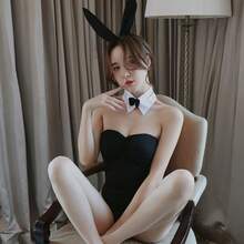 Sexy Lingerie For Women, Sexy Bodysuit, Bunny Girl Uniform, Temptation Suit, Temptation Hot - 黑色 - 查看 2