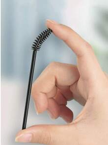 100 Stücke/50 Stücke/30 Stücke/20 Stücke/2 Stücke Einweg-Wimpernbürsten, Mascara-Bürsten, Wimpernbürste, für Wimpernverlängerungen, Augenbrauen, Lidschatten, Make-up Zubehör Set, Augenbrauenbürste, Lidschattenbürste, Bürste, Geschenke - Schwarz - Übersicht 5