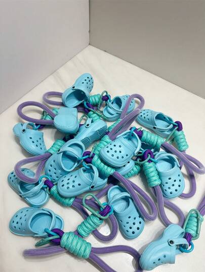 1pc Dopamine Color Contrast Plastic Fashion Minimalist Cute Interesting Mini Hole Shoe Shape Shoulder Bag, Crossbody Bag, Tote Bag, Suitable For Couples, Best Friends, Students, Men, Women, Daily, Dating, Holiday, Travel, Commuting, Gift For Girlfriend, Mom