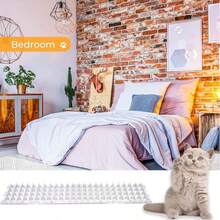 Clear Transparent PVC Bird Spike Strips For Outside Fences And Roofs To Keep Birds, Pigeons, Cats, Squirrels, Raccoons Away And Keep Birds From Building Nest - Multicolor - View 6