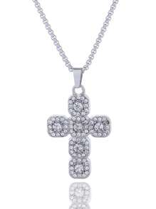 1 Stück neuer luxuriöser, eleganter 10mm Strass-Diamant wasserdichter, vielseitig einsetzbarer goldener Halskette für Frauen