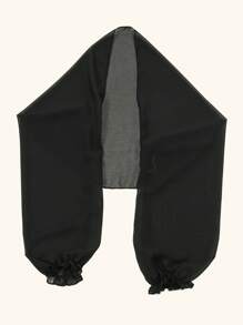 1 Stück Damen stilvoller einfarbiger Schal, modische, lässige, atmungsaktive, ärmelloser Kleid-Oberbekleidung, Sommer-Polka-Punkt-Schal-Cover-Up, geeignet für den täglichen Gebrauch, Partys und Anlässe