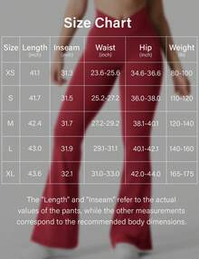 YEOREO Kalie Flare Scrunch Leggings For Women V Cross Waist Bell Bottom Yoga Pants Tummy Control Bootcut Workout Leggings Sweat Weatpants Women Pants For Women Yoga Pants For Women Flare Leggings Joggers For Women Black Pants Sweat Pants Flare Leggings Women Yoga Pants For Women - Rượu vang đỏ - Xem 7