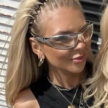 未来派超大时尚眼镜