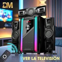 DM-3203, Bluetooth Computer Speakers With Subwoofer And Wireless Control, Immersive Sound, Premium Audio With Multiple Inputs, USB Speakers - Black Color Black Channels 3.1 Speaker Smart Home Stereo Speakers Fashion PC Stereo Speakers Bluetooth For Conference Excellent Multimedia, Music Festival
