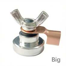 专业 1 件/2 件焊接配件、强磁接地器、焊机接地夹 - 不锈钢和紫铜材质