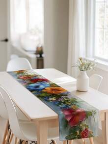 1 buc. Față de masă în stil pictură în ulei, minimalistă și versatilă, potrivită pentru restaurant, bucătărie, evenimente în aer liber