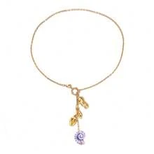 1/Pc Summer Sea Crab Conch Fish Statement Stainless Steel 18K Gold Plated Pendant Ocean Series Necklace For Women