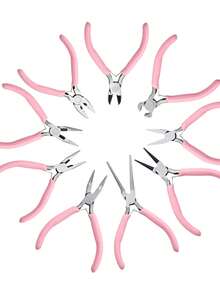 Jewelry Pliers Tools Needle/Chain Nose Pliers, Round Nose Pliers And Wire Cutter For Jewelry Repair Wire Wrapping DIY Craft