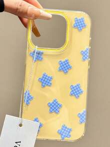 Y2K 可爱星星软胶手机壳，兼容 17 Pro Max、17 Pro、17 Air、17、15、16 Pro Max、14 Pro、13、12、11，亮面软壳，礼盒包装 - 黃色 - 查看 2