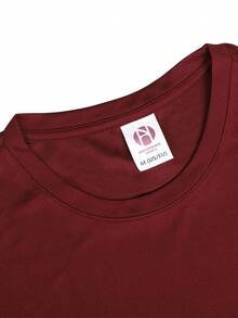 4 PIEZAS Camiseta de manga larga de rendimiento para hombres - Burdeos - Ver 5