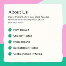 Honey Pot Company - Herbal Pads For Women - Super W/Wings - Infused W/Essential Oils For Cooling Effect, Organic Cotton Cover, & Ultra-Absorbent Pulp Core - Feminine Care - FSA & HSA - 16 Ct - Herbal Regular Flow - 查看 8