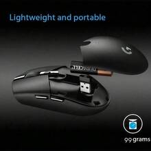 Logitech G304 Lightweight Wireless Mouse, Gaming-Grade Sensor, 6 Programmable Buttons, Silent Buttons, Portable Design, Suitable For Office And Gaming - Blue - View 2