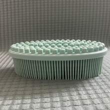 1 件装硅胶淋浴清洁刷，硅胶洗发沐浴刷，家用成人双面搓澡刷，按摩沐浴刷，浴室清洁工具，袋子，收纳袋，收纳盒，发夹