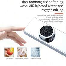 Kitchen Sink Mixer Taps Swivel Spout Single Lever Tap Mono Modern Faucet Black - White - View 3