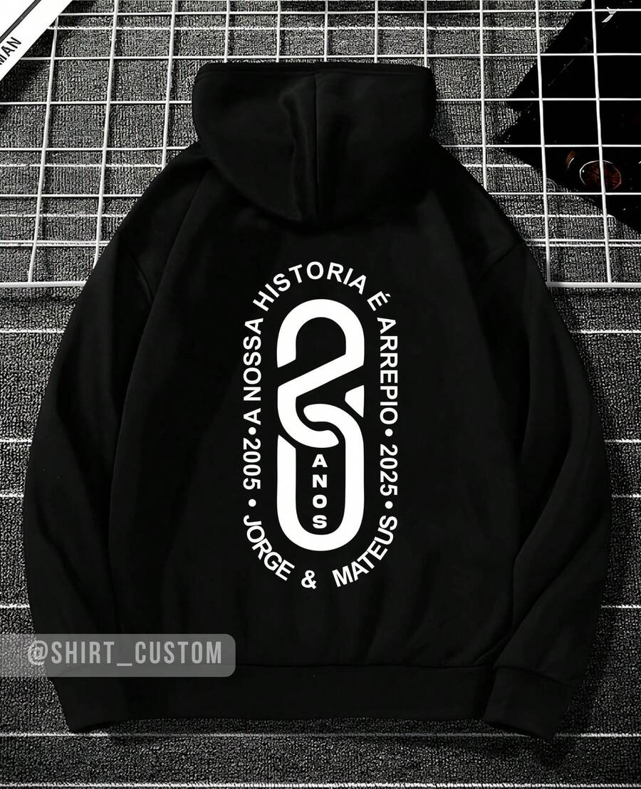 Jorge E Mateus Sweatshirt Tribute 20 Years Tour Show Farewell Singers Duo Our Story Gives  Fans 2025 - 黑色 - 查看 1