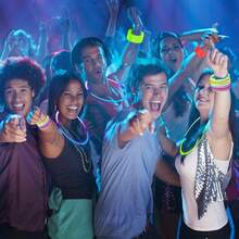 50/20 unidades Barras luminosas, decoración de fiesta fluorescente, collares y pulseras luminosos de fiesta neón, suministros perfectos para fiestas - Multicolor - Ver 11