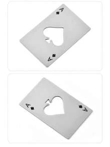 Zagęszczone łopaty i serce przenośny otwieracz do butelek piwa ze stali nierdzewnej, umieść go w swojej torebce i kieszeni