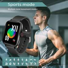 Eytlptoc Multi-Function Smart Watch For IOS And Android Devices: (Call/Dial), Step Counter, Calorie, Multiple Sports Modes, Remote Camera, Music Control, Alarm, Suitable For Women And Men, Smart Bracelet Fitness Tracker!