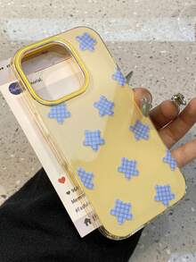 Y2K 可爱星星软胶手机壳，兼容 17 Pro Max、17 Pro、17 Air、17、15、16 Pro Max、14 Pro、13、12、11，亮面软壳，礼盒包装 - 黃色 - 查看 3