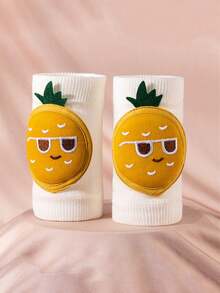 1 Pair Of Children's Football Knee Pads, Baby Crawling Knee Pads Suitable For Indoor Learning, Crawling, Anti Fall Knee Pads, Elbow Pads, And Leg Pads For Protection, Baby, Baby Knee Pads - Multicolor - View 7