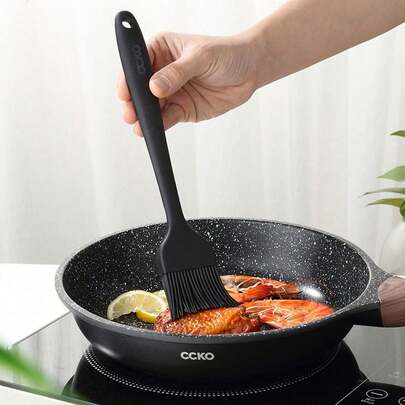 1pc Baking Brush Silicone Heat Resistant Pastry Brush For Applying Oil Butter Sauce Marinade Suitable For BBQ Grilling, Grilling, Baking, Kitchen Cooking