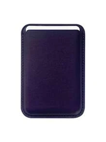 Apple Magsafe Leather Magnetic Adhesive Card Slot PU Leather Card Holder