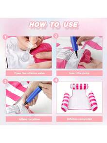 4-In-1 Pool Float (Hammock, Saddle, Lounge, Float), Inflatable Pool Floating Hammock (Free Random Color Air Pump Included), Adult Inflatable Water Hammock, Multi-Function Adult Vacation Pool Hammock, Personalized Christmas Gift (Suitable For Both Men And Women), Fun Gift For Teenagers - Multicolor - View 11