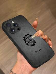 Fashionable Vintage Customized Phone Case, Featuring Bold Animal Totem Designs & Customizable Name, Compatible With IPhone 16 Pro Max/13/15 Pro Max/14/12/11 And Galaxy S24 Ultra/S25 Ultra/S23/S22/S21/A54/A16/A55/A15, Made Of Durable & Flexible PU Leather, Anti-Drop, Ideal For Self-Use Or As A Thoughtful Gift