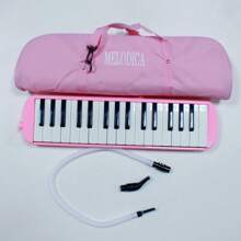 32 Keys Melodica With Mouthpiece Air Piano Keyboard Musical Instrument With Carrying Bag