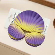 3pcs Women Hair Clip, Gradient Color Shell Hair Claw For Thick Thin Hair Styling Accessories