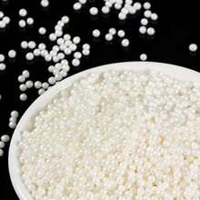 Perlas blancas rociadas, decoraciones para pasteles para hornear, adornos de helado y decoración de galletas, suministros para de boda LAZ9 - Mezclado - Ver 10