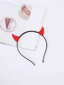 1 pièce Serre-tête de cornes de diable pour Halloween, 2 pièces Barrettes de cornes de diable rouges, accessoires de cheveux pour femmes et hommes, pour fêtes d'Halloween, cosplay, événements festifs. Bandeau à ailes de chauve-souris noires, taille unique, serre-tête pour femmes, accessoires de cheveux, diadème, serre-tête